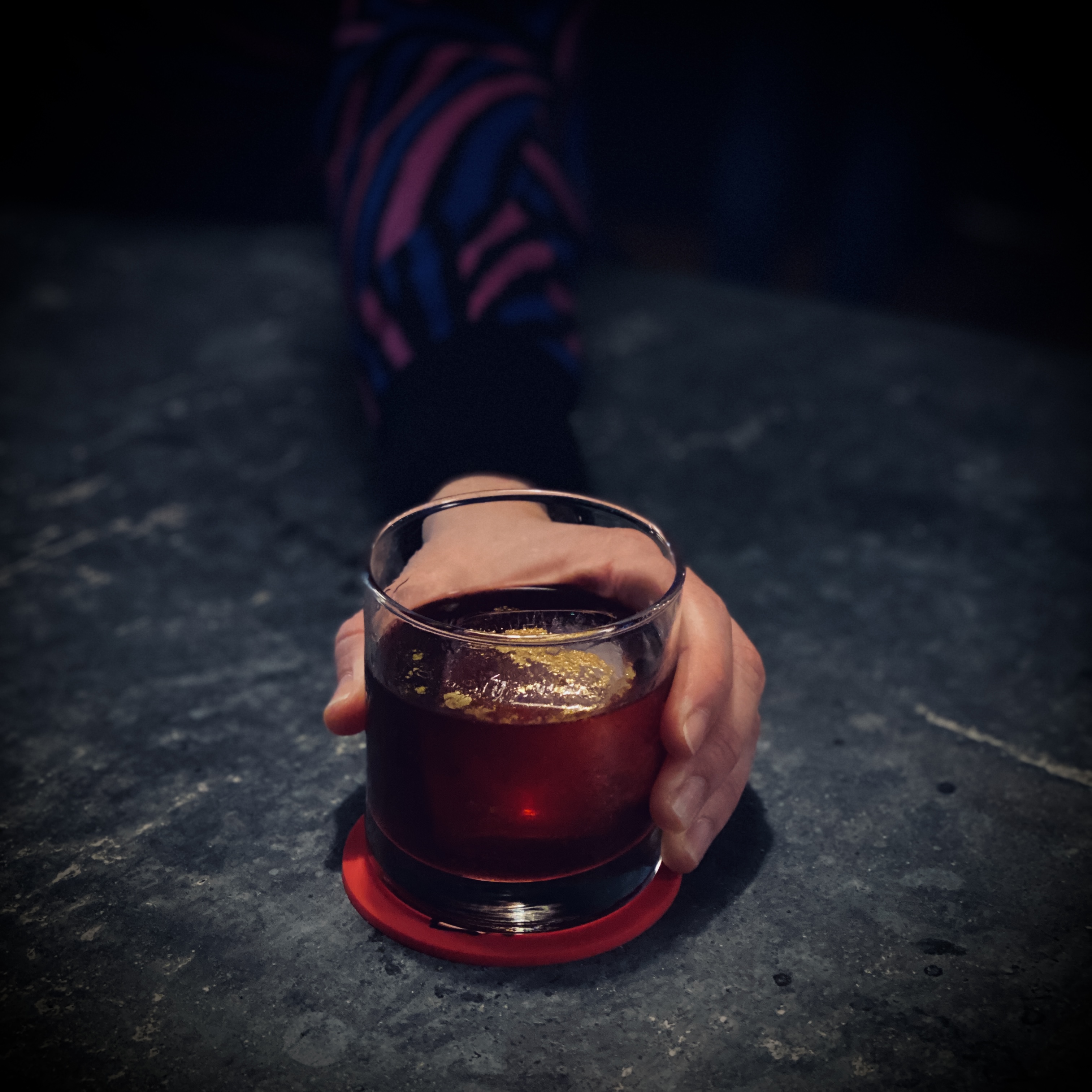 tea-infused mezcal cocktail